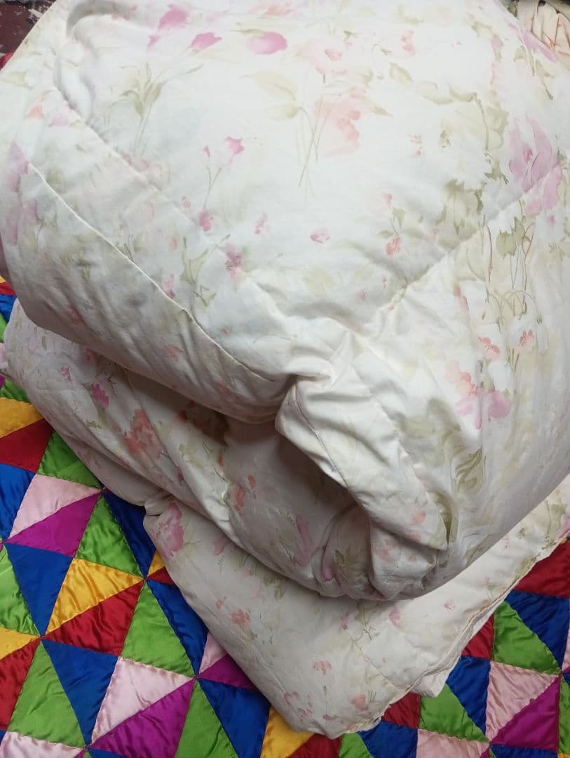 羽毛掛け布団　東陽産業株式会社レプリ　ダブルサイズ　ダウン95%　羽毛0.9㌔