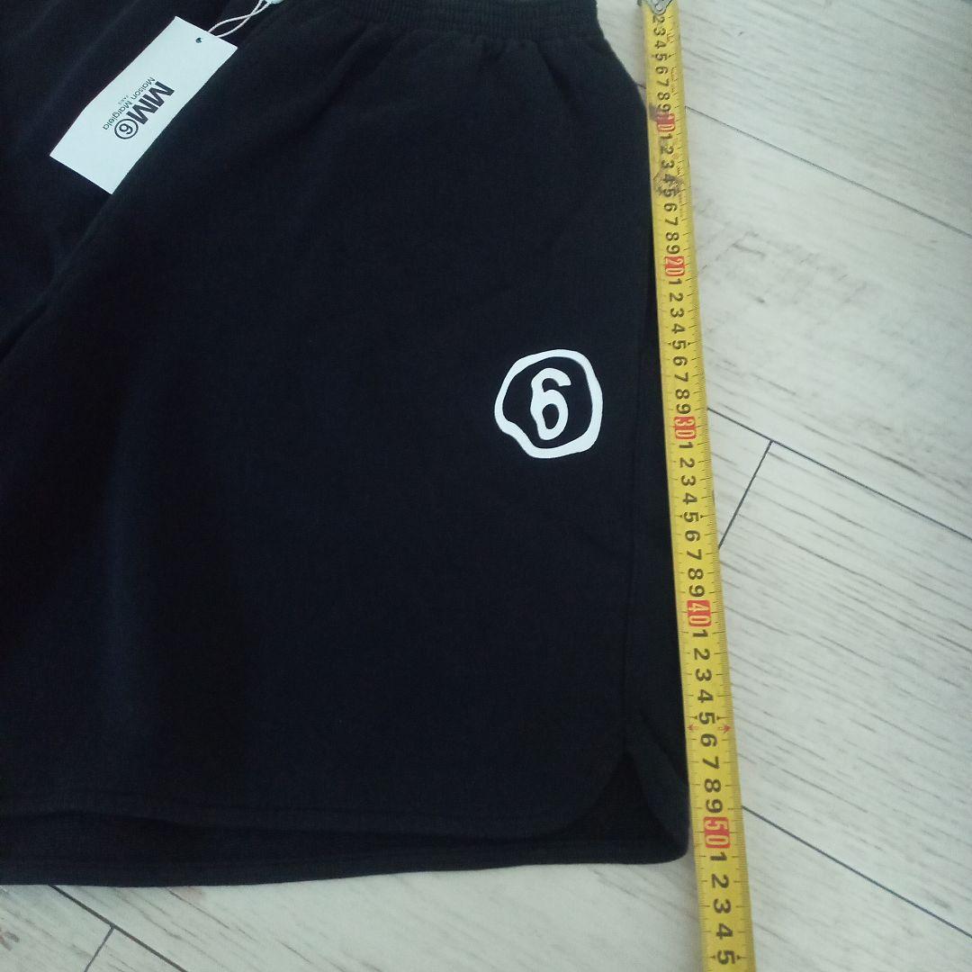 MM6 黒 コットン混紡 ショートパンツ 16
