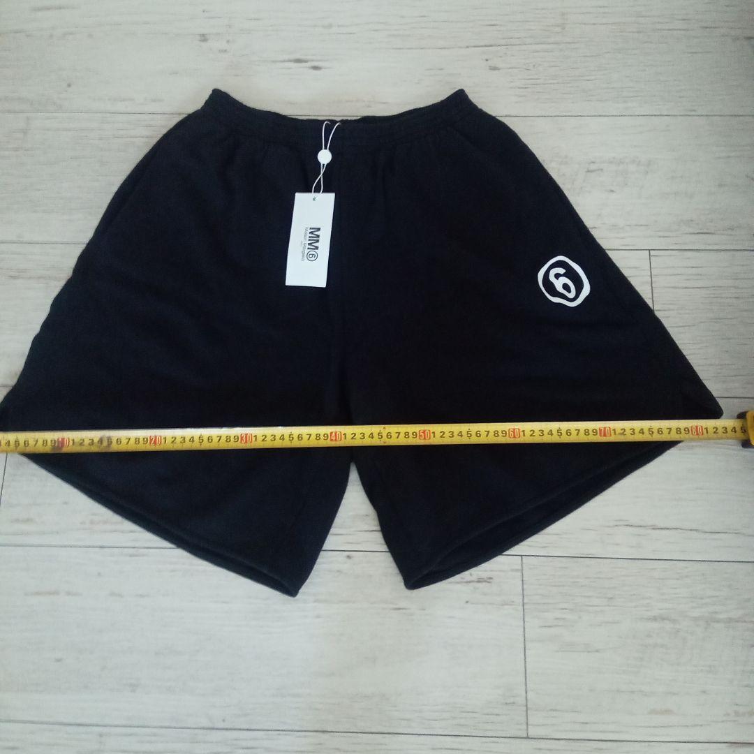 MM6 黒 コットン混紡 ショートパンツ 16