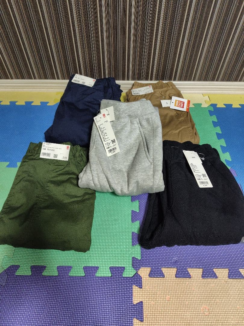 ユニクロ11点！160全部未使用タグ付き！+オマケ付