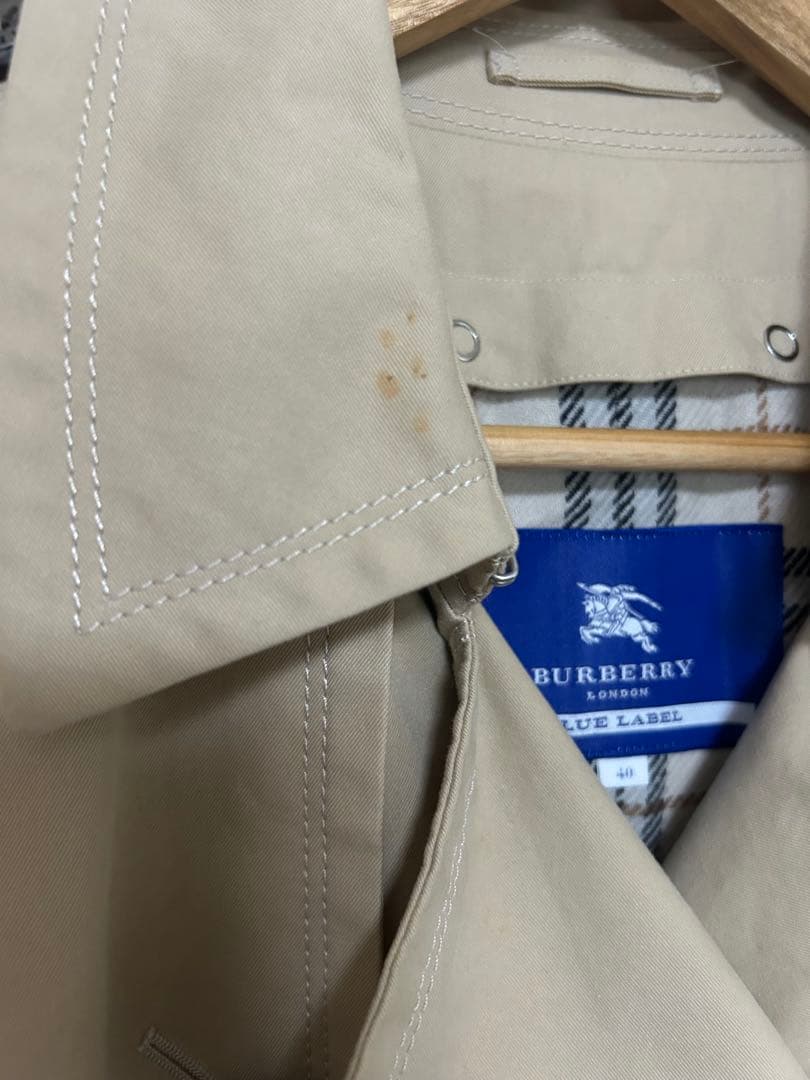 バーバリー ブルーレーベル トレンチコート 40 ライナー付