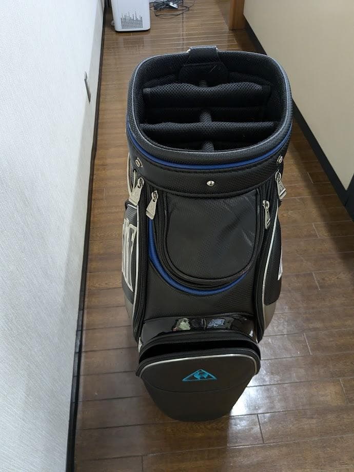 le coq sportif ゴルフキャデイバッグ ブラック/ブルー