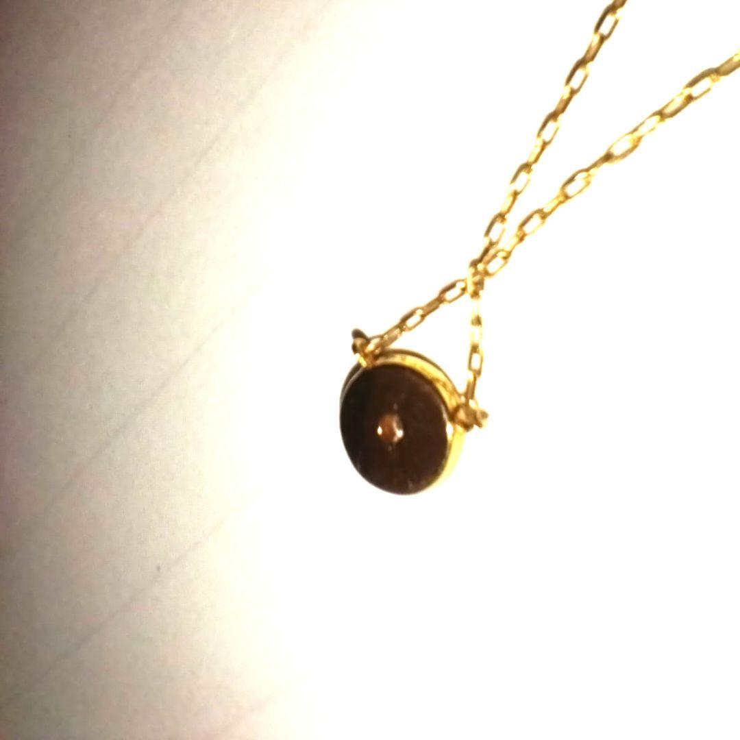 EAU DOUCE4℃　750　サークルネックレス　装飾ダイヤモンド