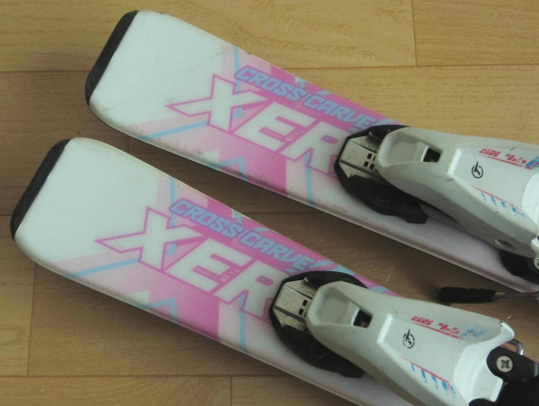■■送料無料■XERES■子供用スキーセット■90/17.5■WAX済■女の子■
