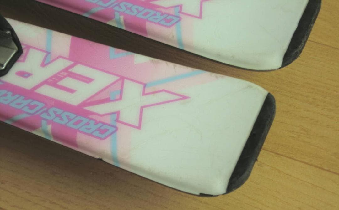 ■■送料無料■XERES■子供用スキーセット■90/17.5■WAX済■女の子■