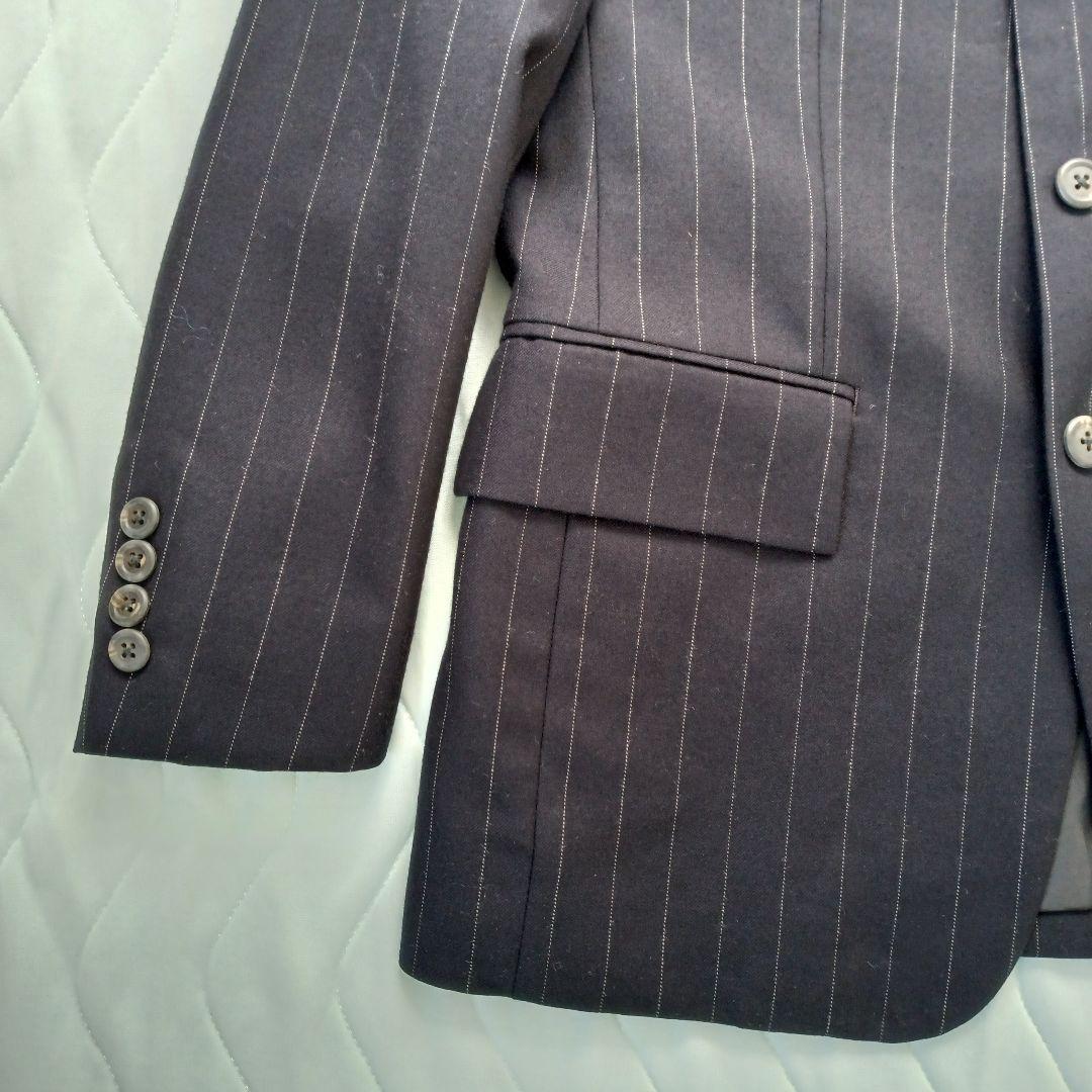 ラルフローレン フォーマルスーツ 150 ネイビー ストライプ ジャケット