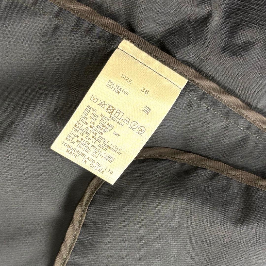 未使用級美品 Ballsey ライトタフタ フーデットショートコート