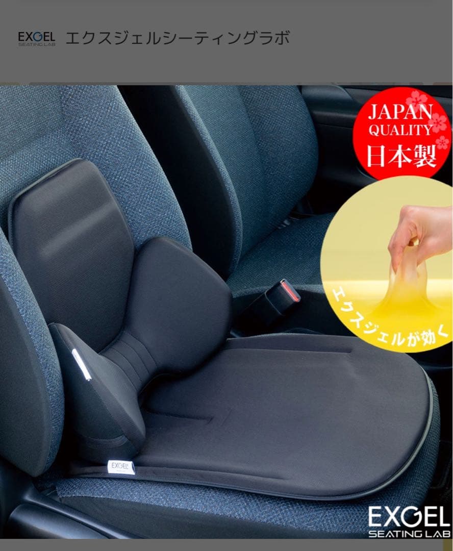 エクスジェル EXGEL ハグドライブ シート/バックセット