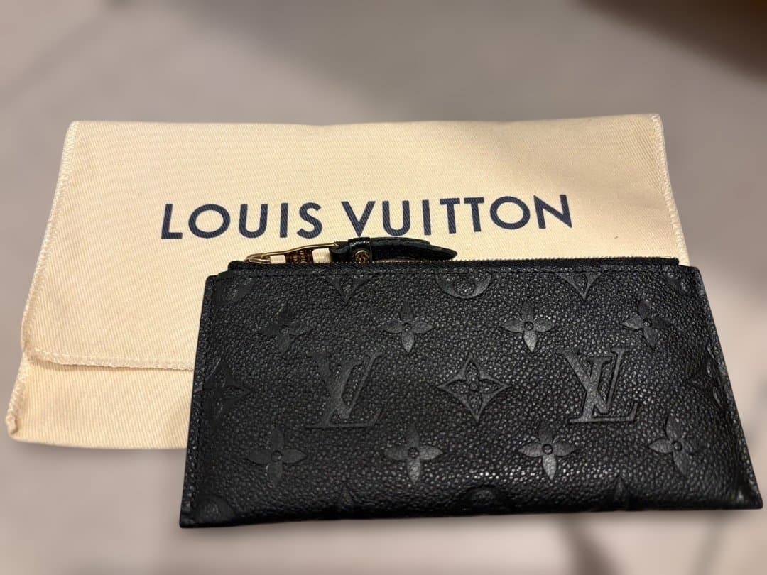 【袋付き】美品ルイヴィトン アンプラントノワール キュリューズケース