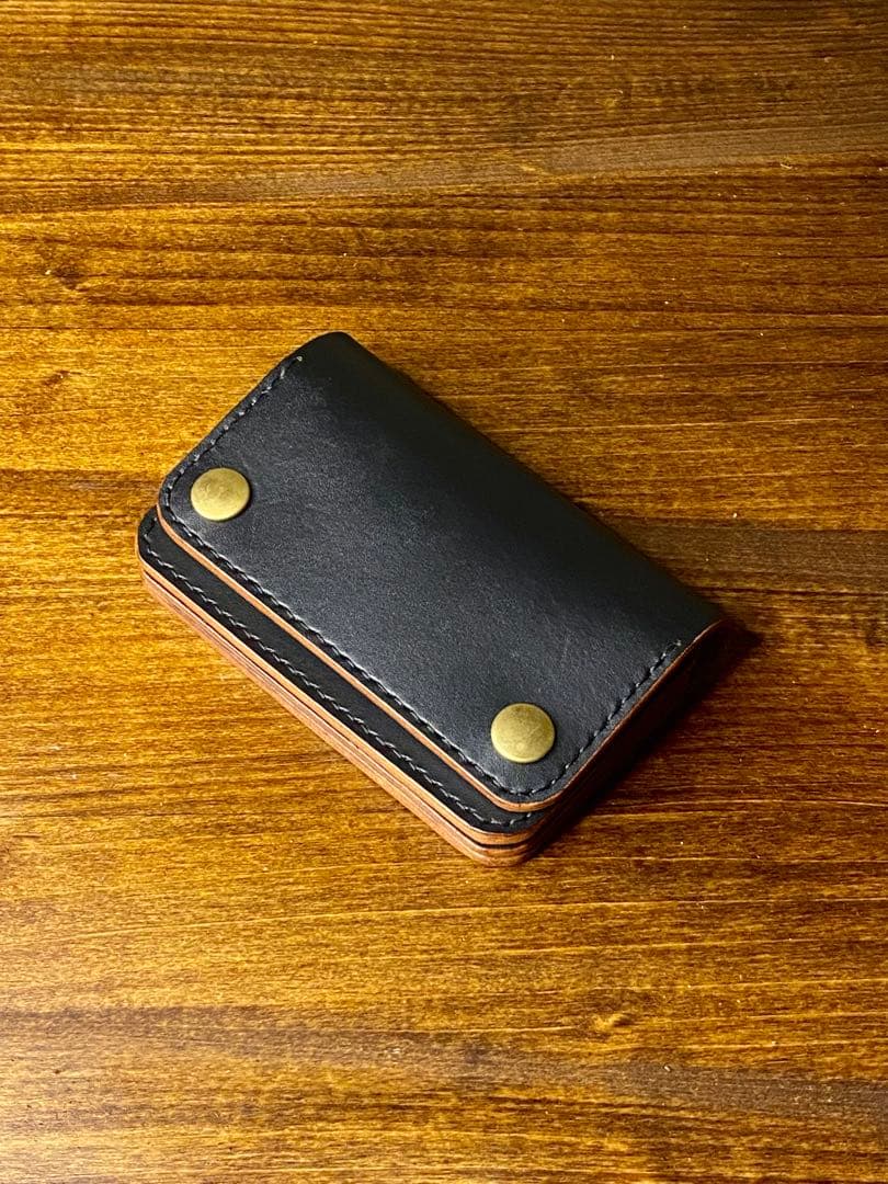 トラッカーウォレット ミドル/本革/茶芯/真鍮/財布/革財布