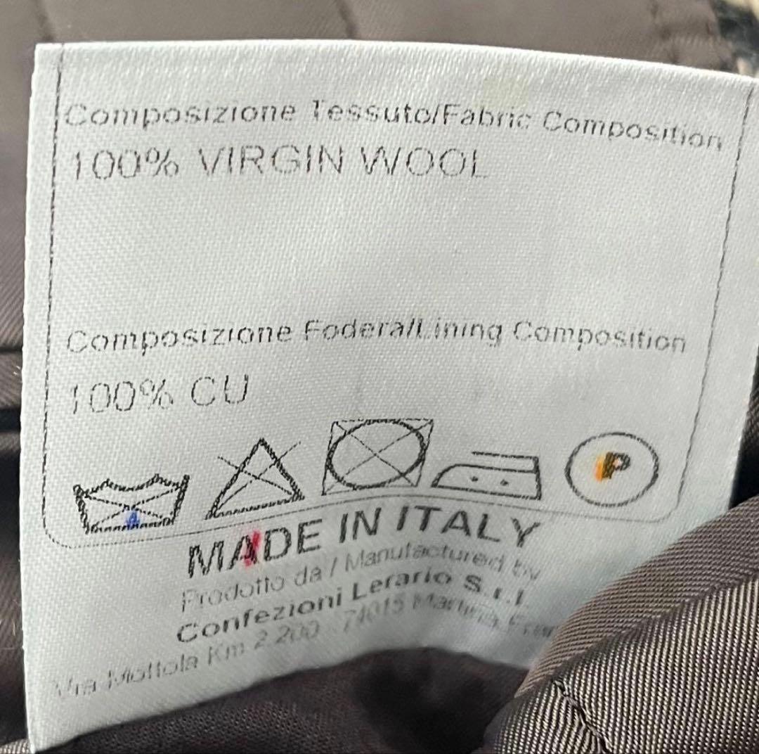 <美品>TAGLIATORE ヘリンボーン チェスターコート サイズ48