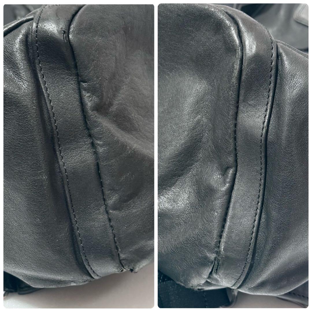 希少 トゥミ アルファブラボー ルジュヌ リュック オールレザー ブラック