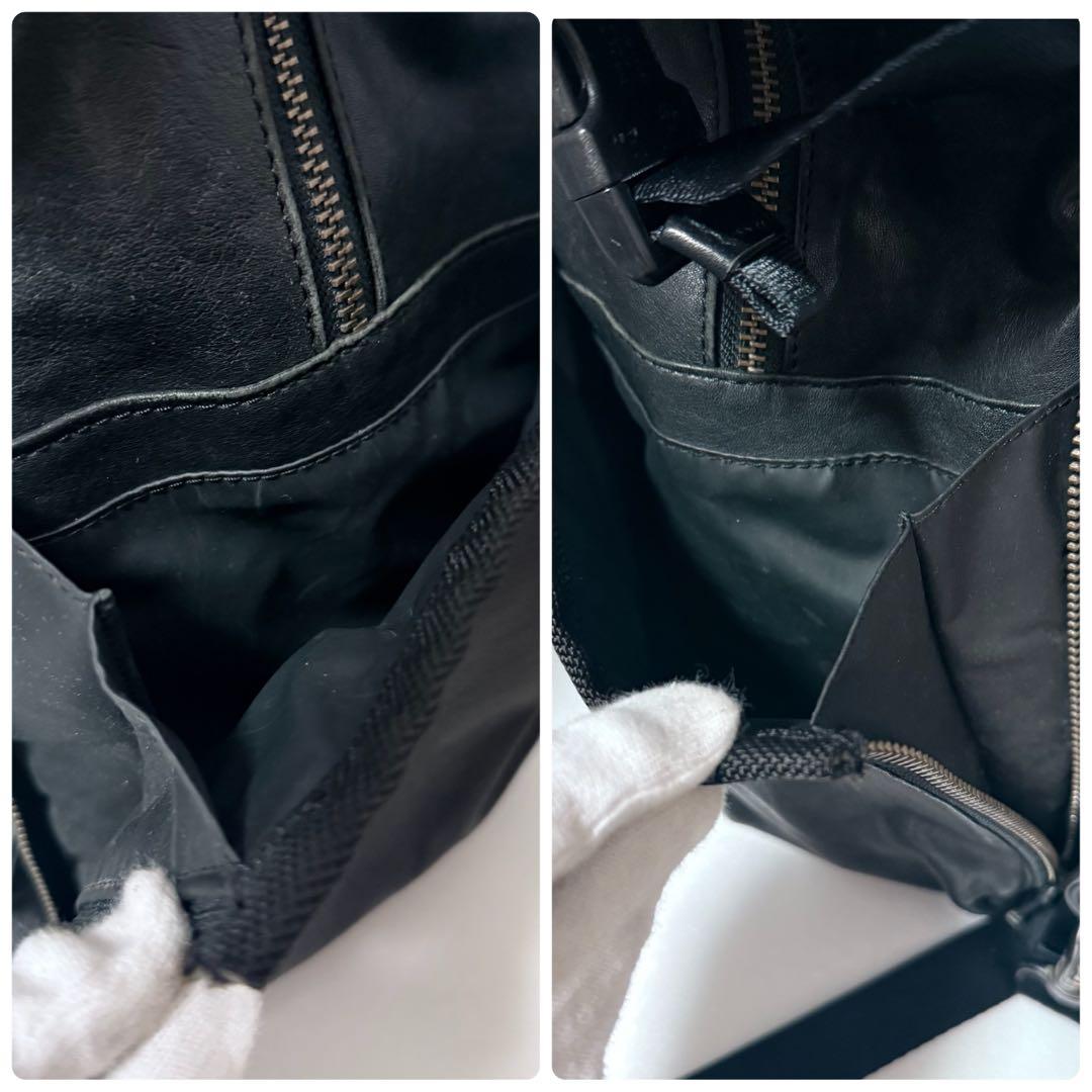 希少 トゥミ アルファブラボー ルジュヌ リュック オールレザー ブラック