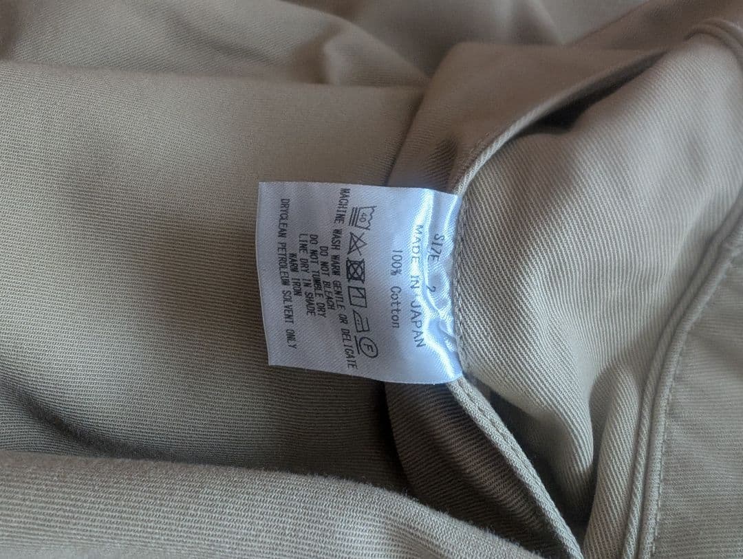 【markaware】41KHAKI WIDE ワイドパンツ チノパンツ