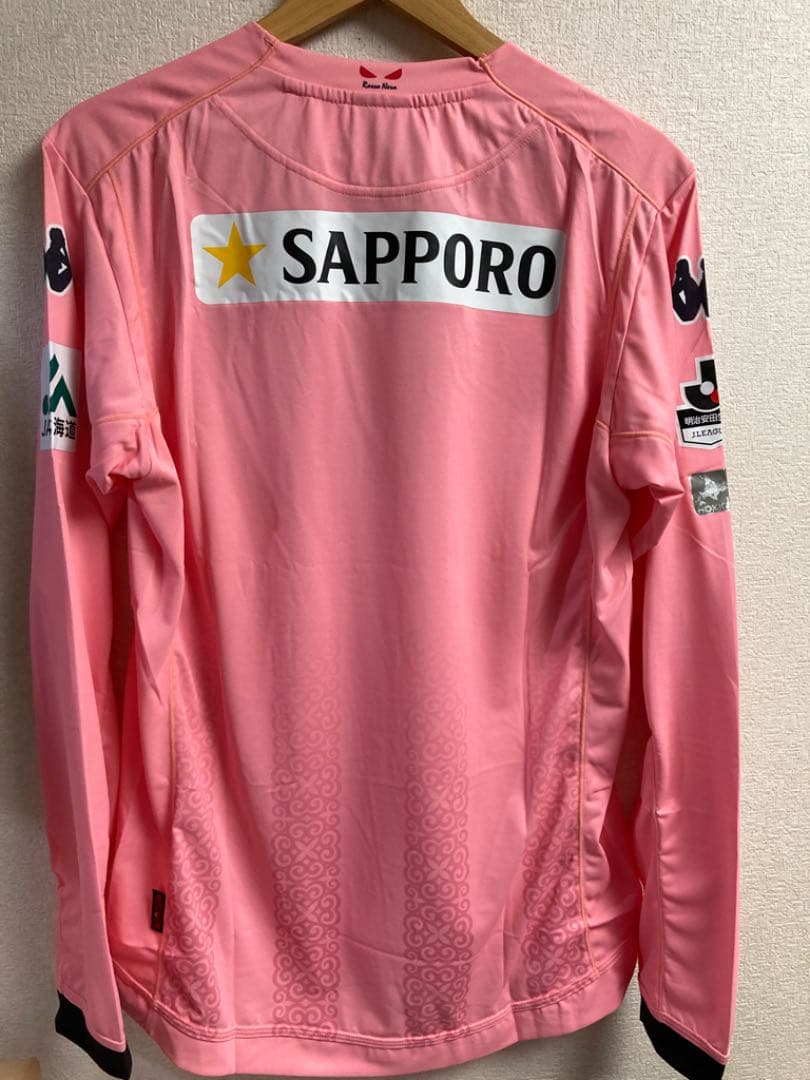 XO ) 未使用 コンサドーレ札幌 ユニフォーム 長袖 サッカー ピンク
