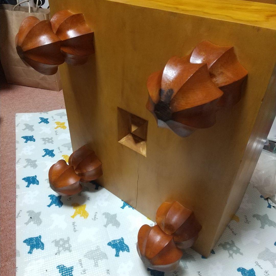 岡村碁盤店銀杏脚付き # 囲碁盤