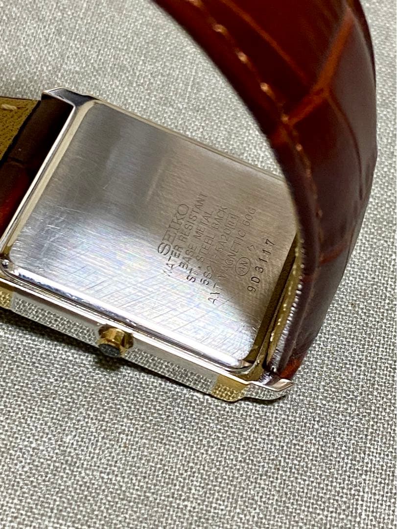 SEIKO ドルチェ Dolce 5S21-5A20 スイープ運針　電池新品