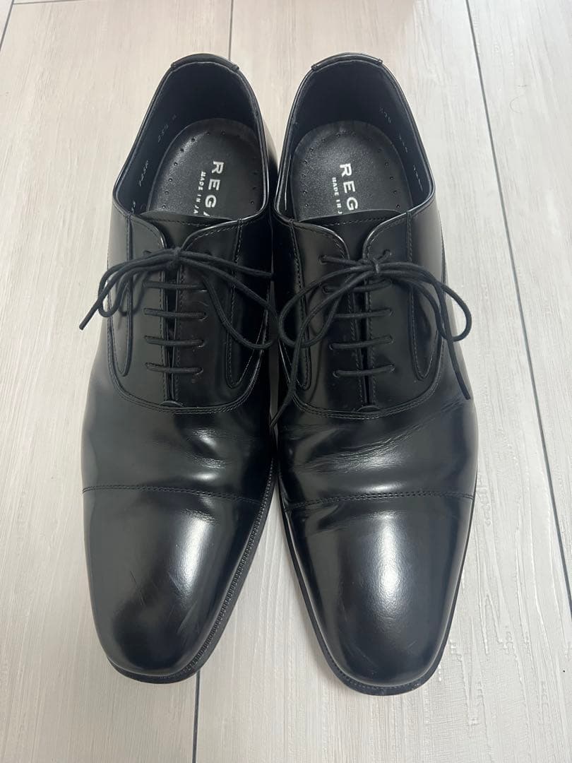 REGAL 725R AL ブラック 紳士靴 ストレートチップ 25.5cm 黒