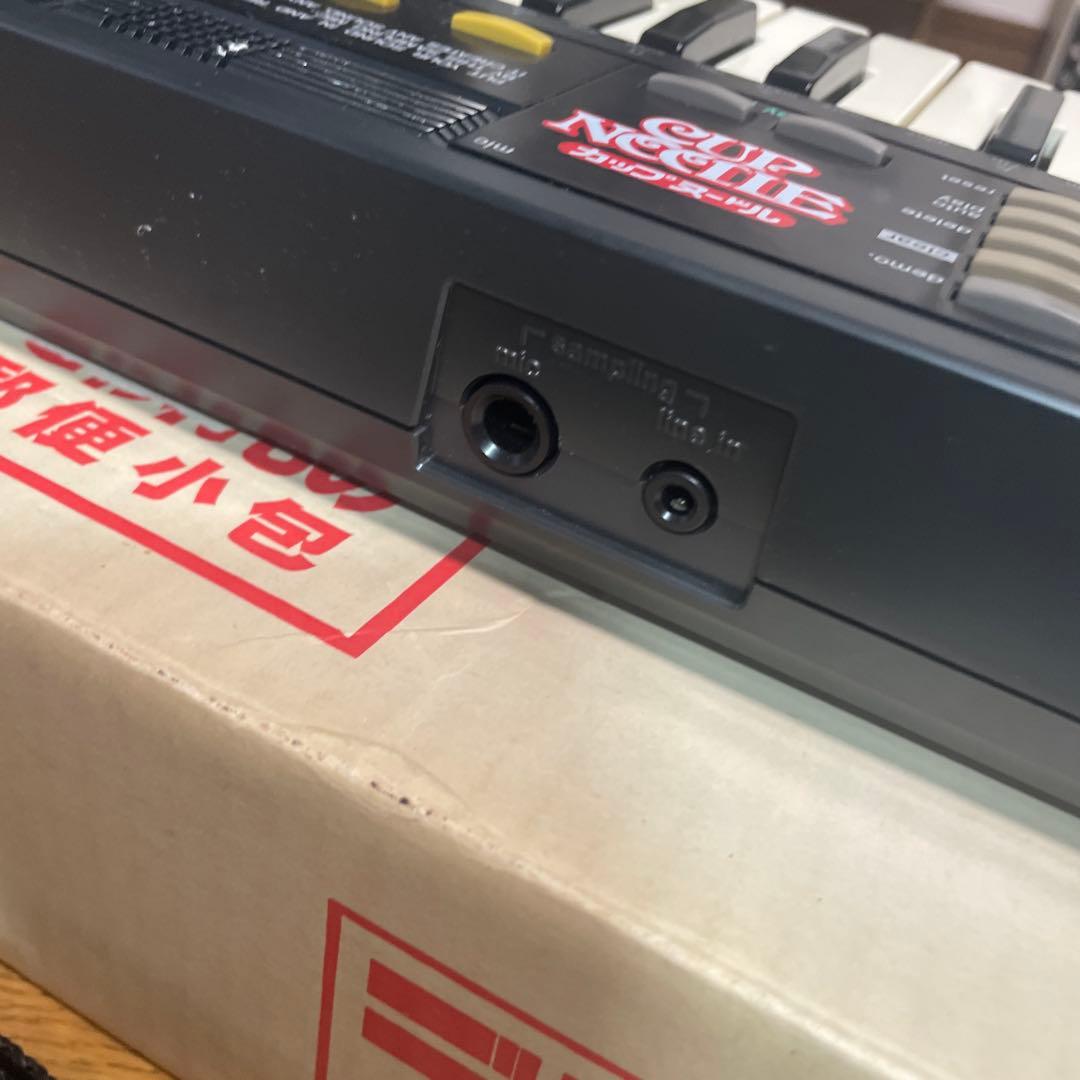 【動作ＯＫ】希少 CASIO 日清カップヌードル シンセサイザー サンプリング