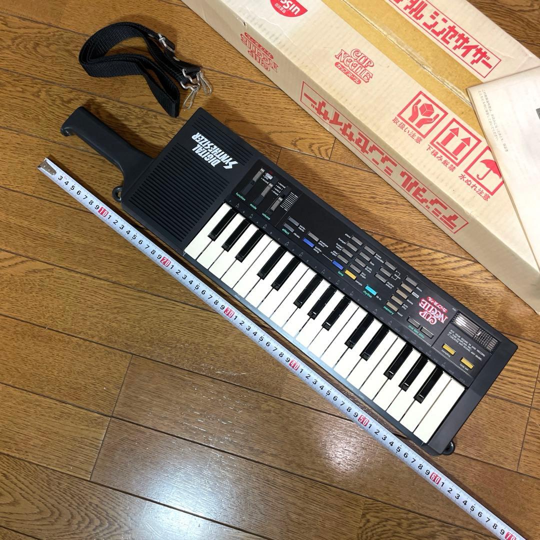 【動作ＯＫ】希少 CASIO 日清カップヌードル シンセサイザー サンプリング