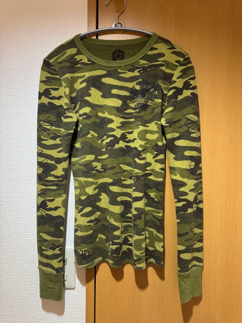 Chrome Hearts 長袖 カモフラ ロンT カットソー サーマル