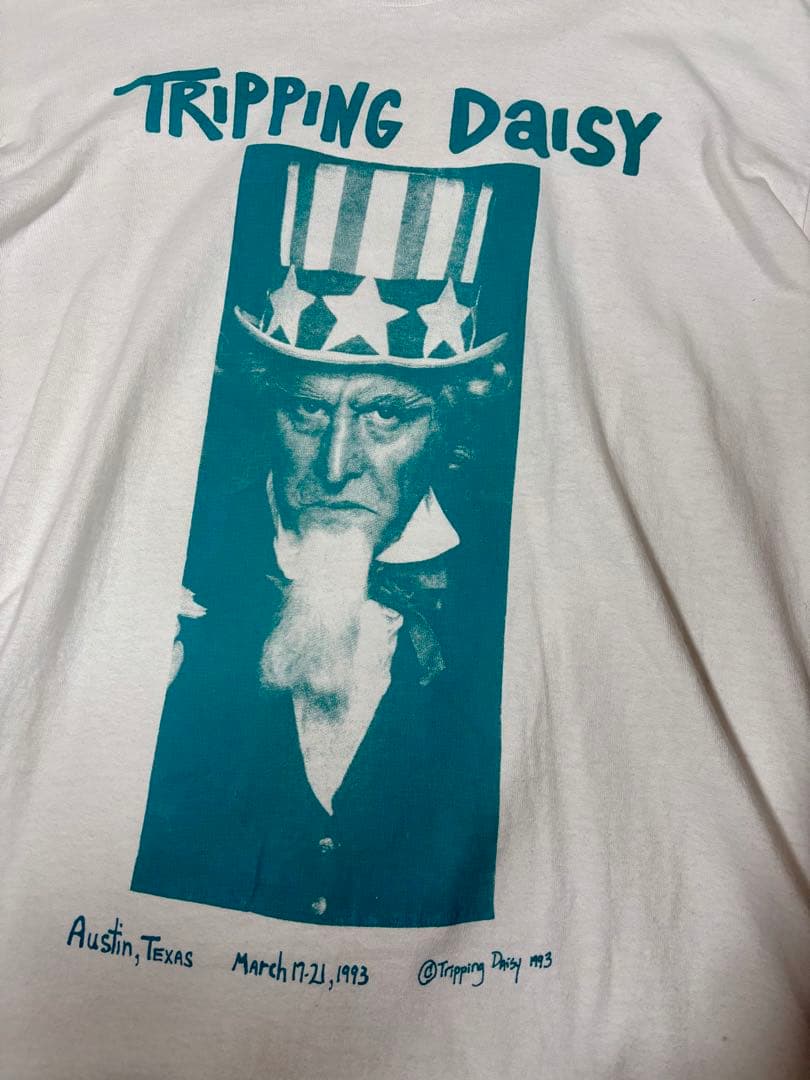 アメリカ製　90s TRIPPING DAISY バンドTシャツ　両面プリント