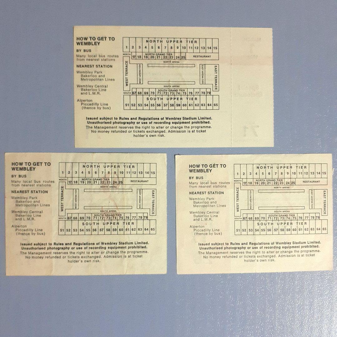 Rainbow / レインボー　チケット半券3種