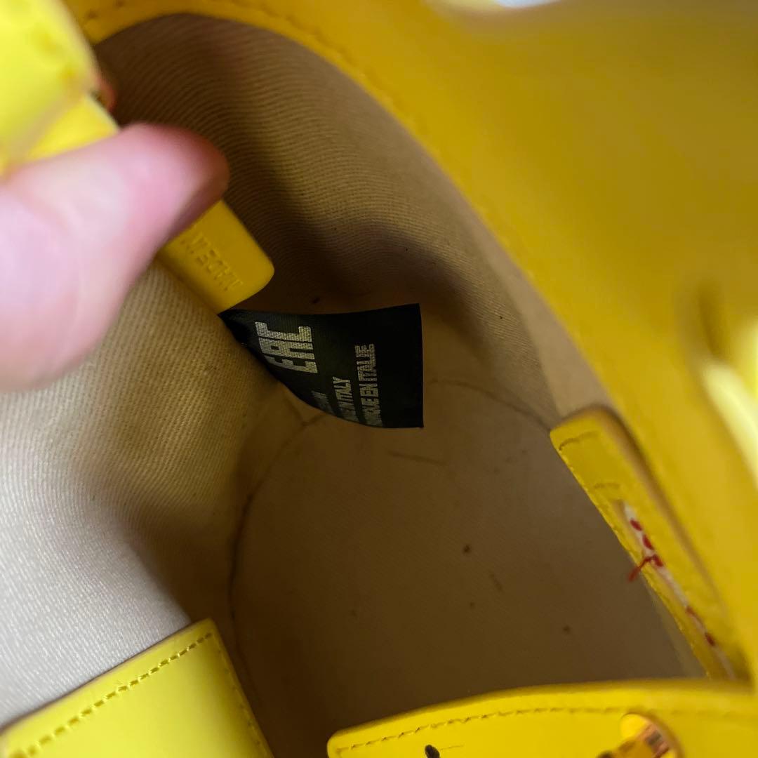 マルニ　かごバッグ　イエロー