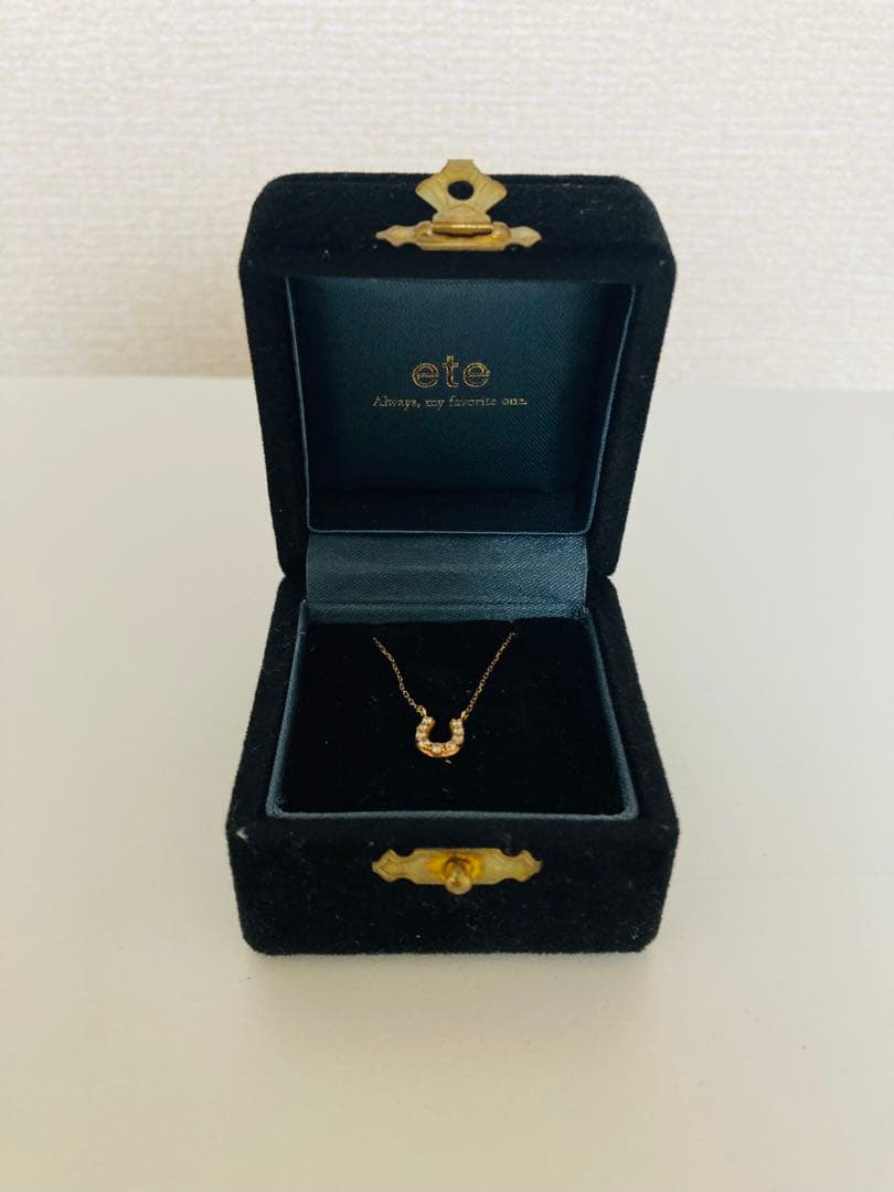 ete K10ダイヤネックレス