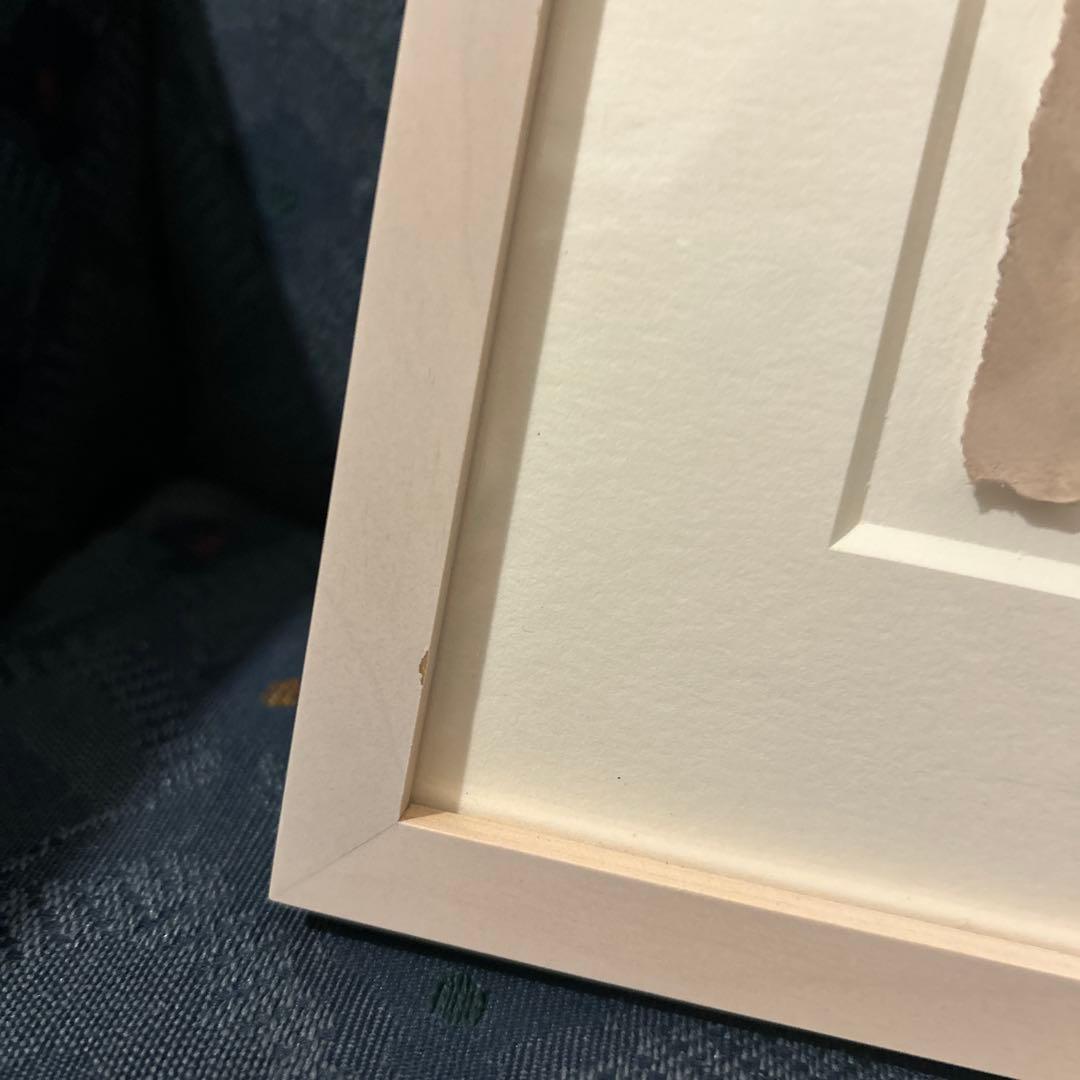 マツモトヨーコ　ドローイング　絵画　朝顔　ハガキサイズ