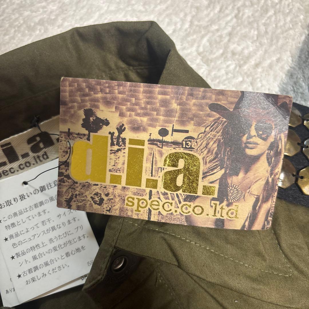 セール中d.i.a 平成ギャル y2k オリーブ ミリタリージャケット