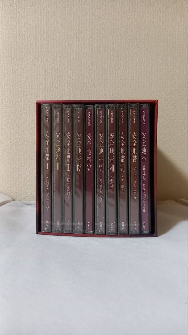 ★廃盤 CD 安全地帯　MEMORIAL COLLECTION 12枚組