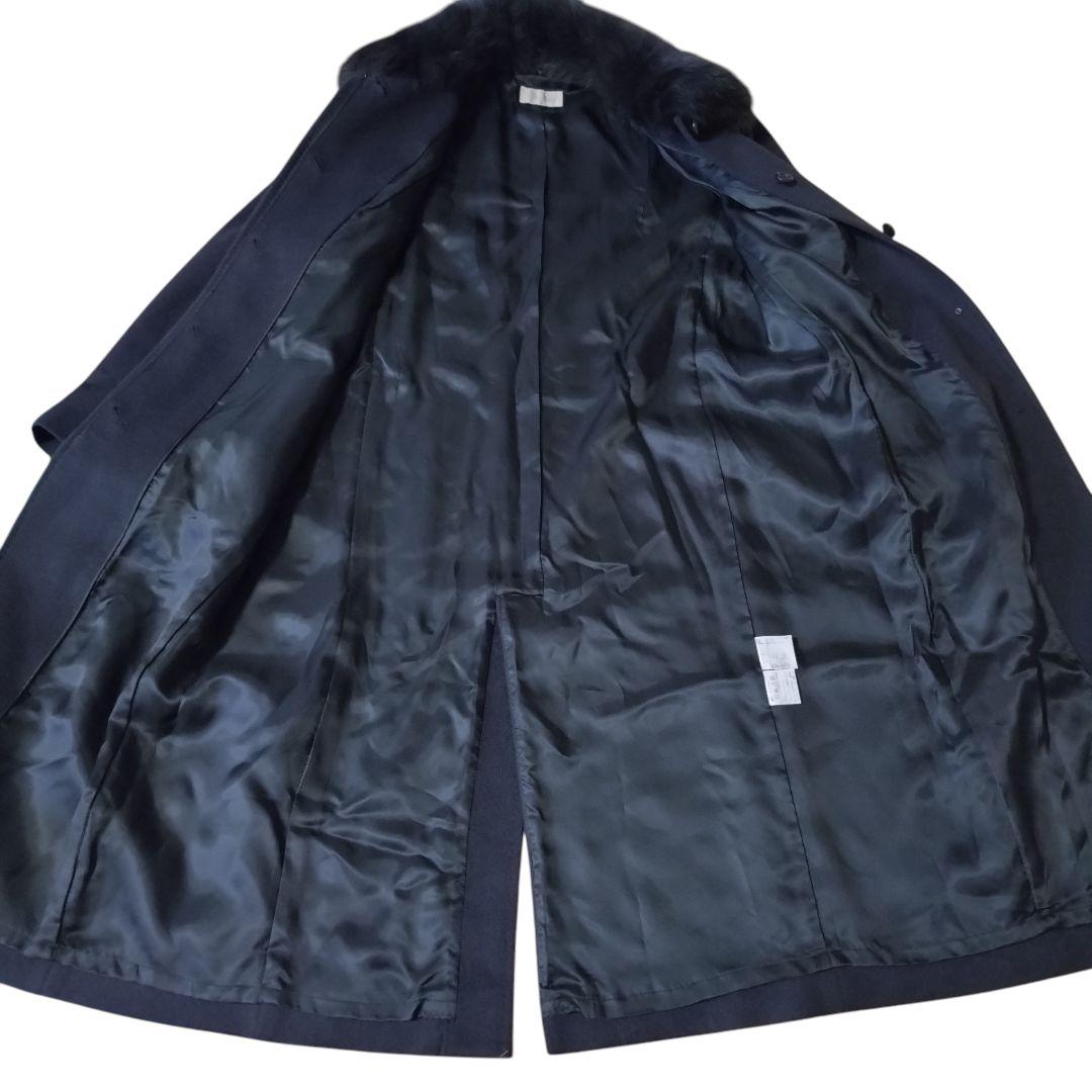 【カシミヤ100% ブルーフォックス】 I'hiver ロングコート ベルト付き