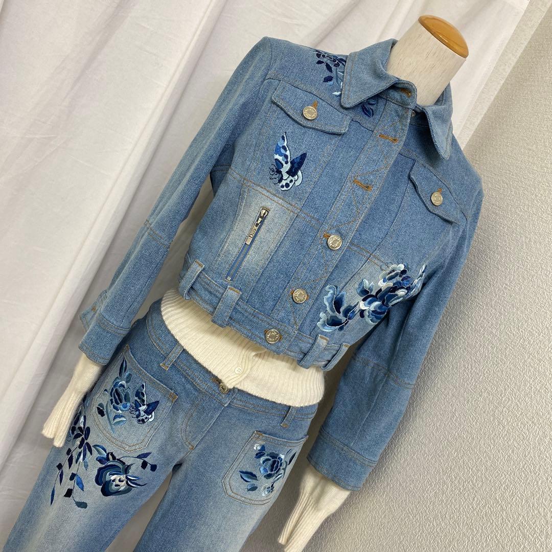 クリスチャンディオール ガリアーノ期 Gジャン デニム セットアップ