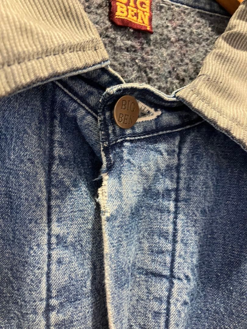 り*と様 BIG BEN デニムカバーオール ジャケット ブランケットライナー