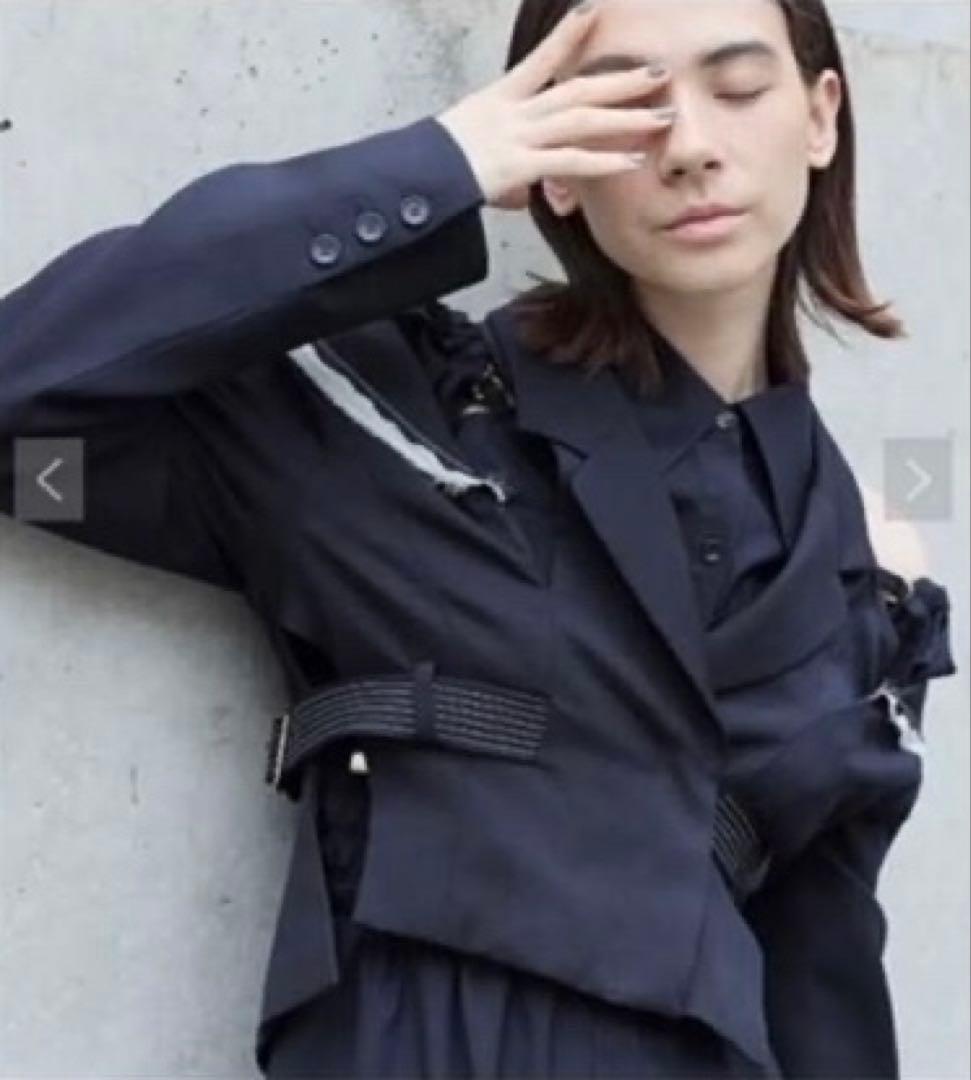 〈AKIKOAOKI〉SHOULDER SLIT SAILOR JACKET