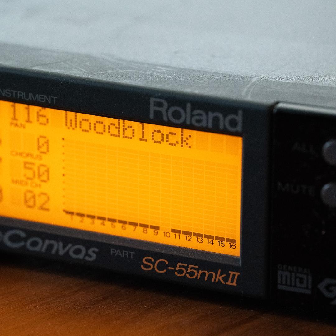 動作品 Roland SC-55mk2