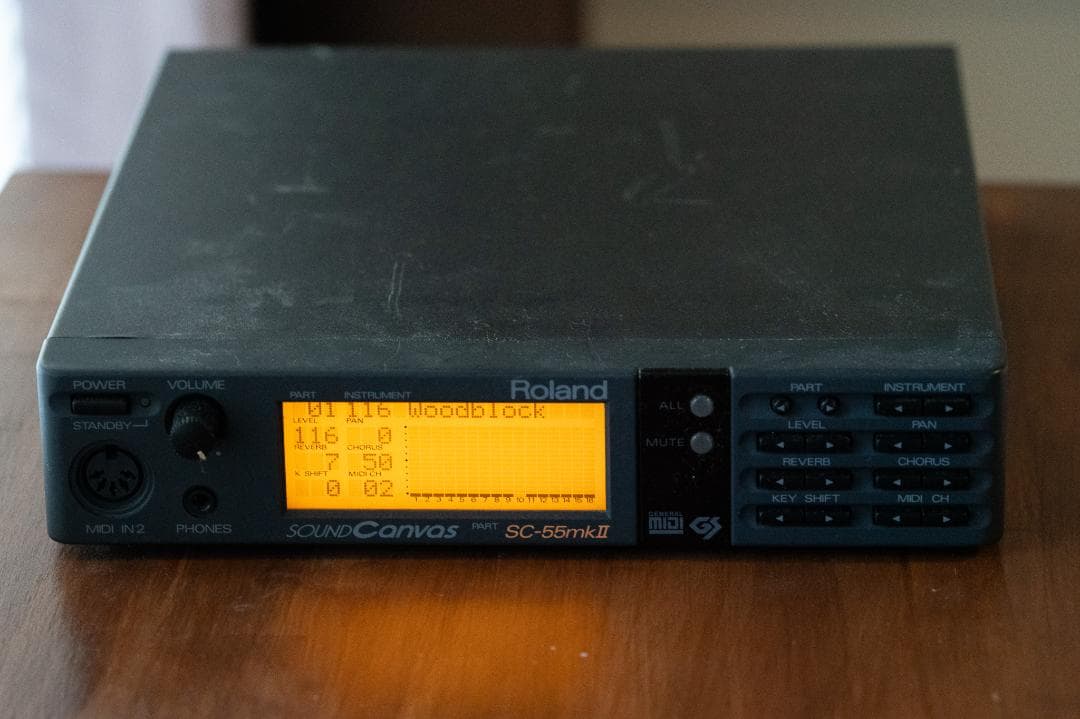 動作品 Roland SC-55mk2
