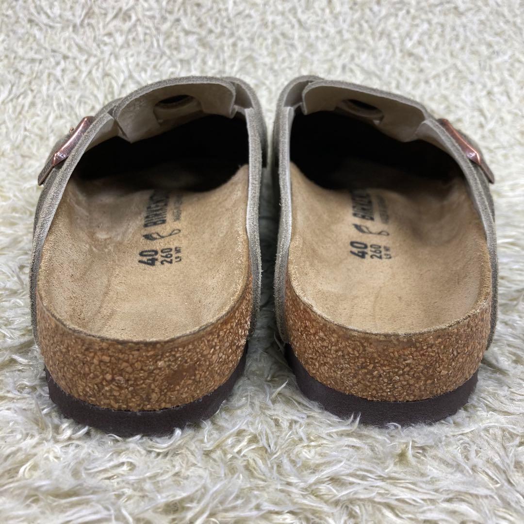 『極美品』BIRKENSTOCK BOSTON スエード サンダル ボストン