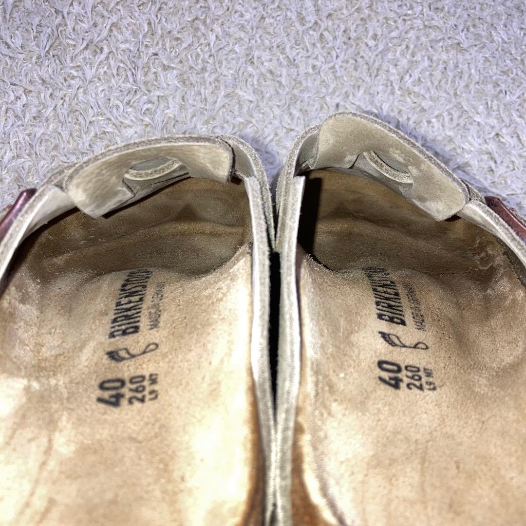 『極美品』BIRKENSTOCK BOSTON スエード サンダル ボストン