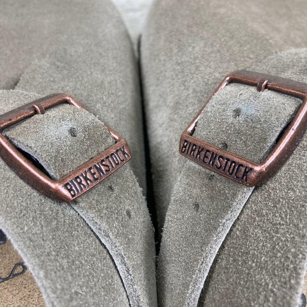 『極美品』BIRKENSTOCK BOSTON スエード サンダル ボストン