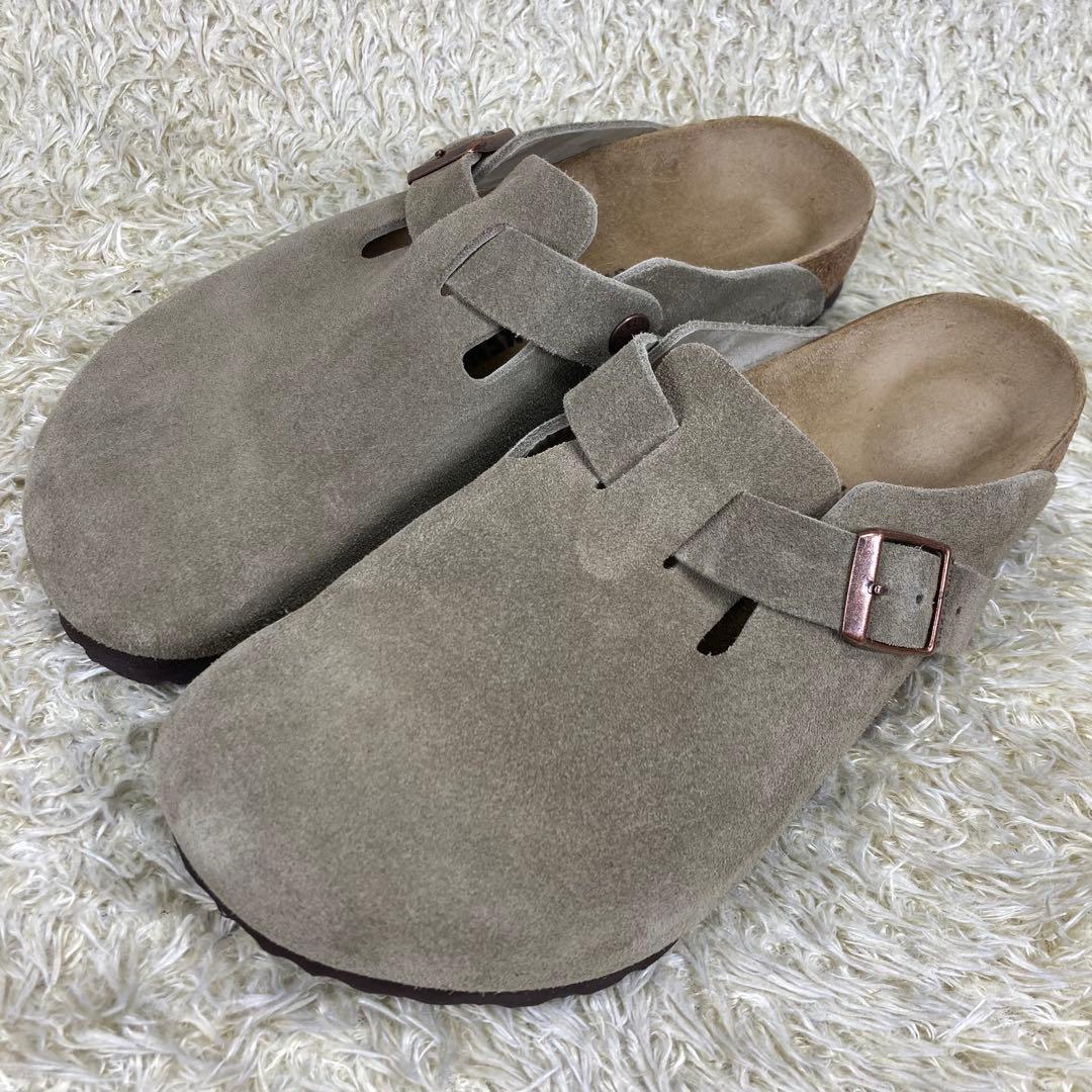 『極美品』BIRKENSTOCK BOSTON スエード サンダル ボストン