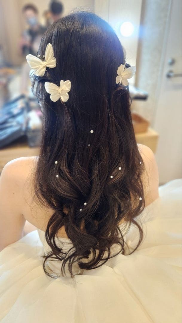 【しらたま】orgablanca カプリピン　蝶々