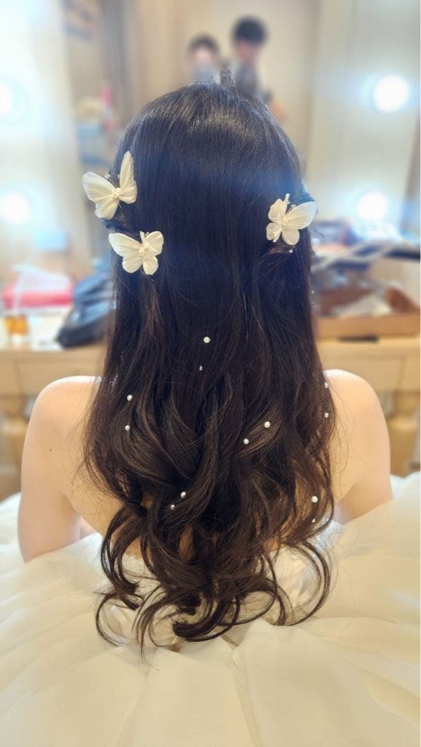 【しらたま】orgablanca カプリピン　蝶々