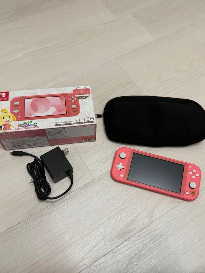 【美品】NintendoSwitchLiteどうぶつの森デザイン