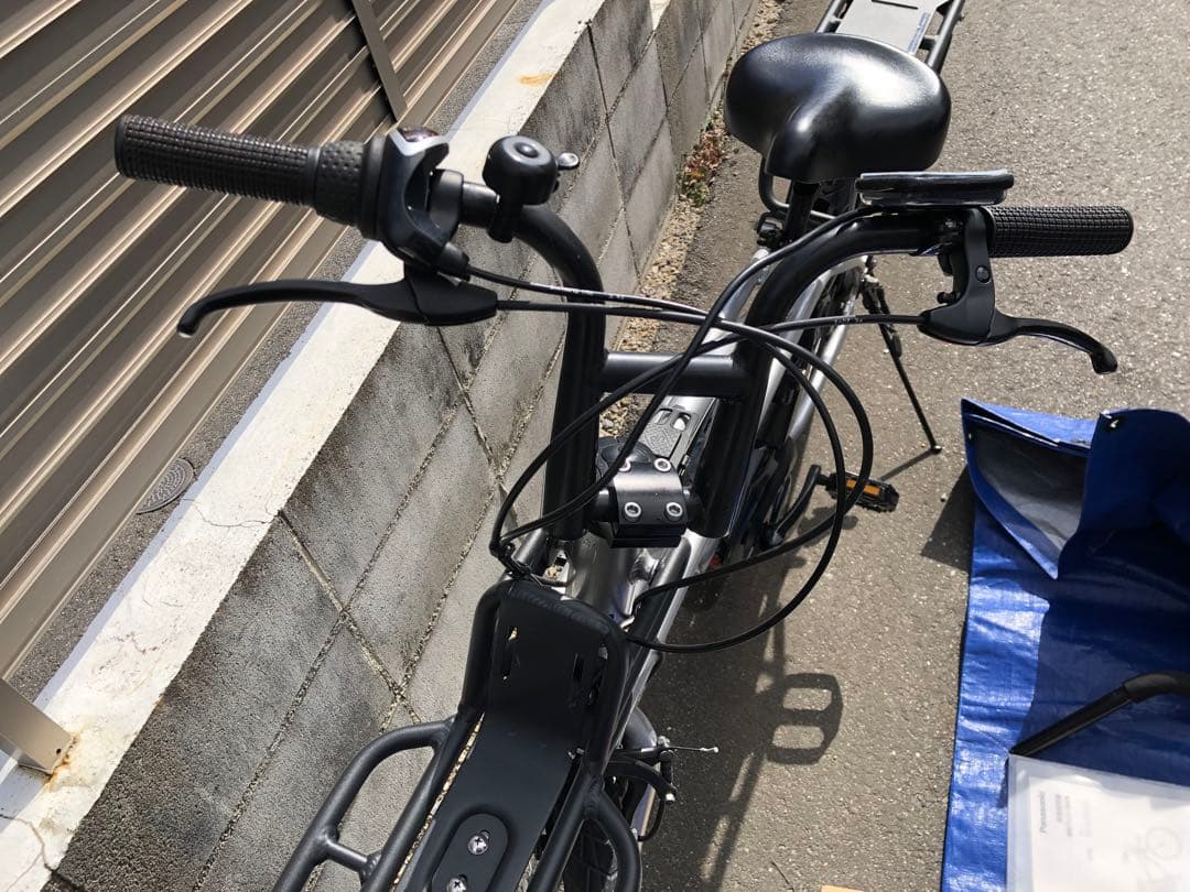 引き取り限定　パナソニック　BP02 ビームス　シルバー　電動自転車