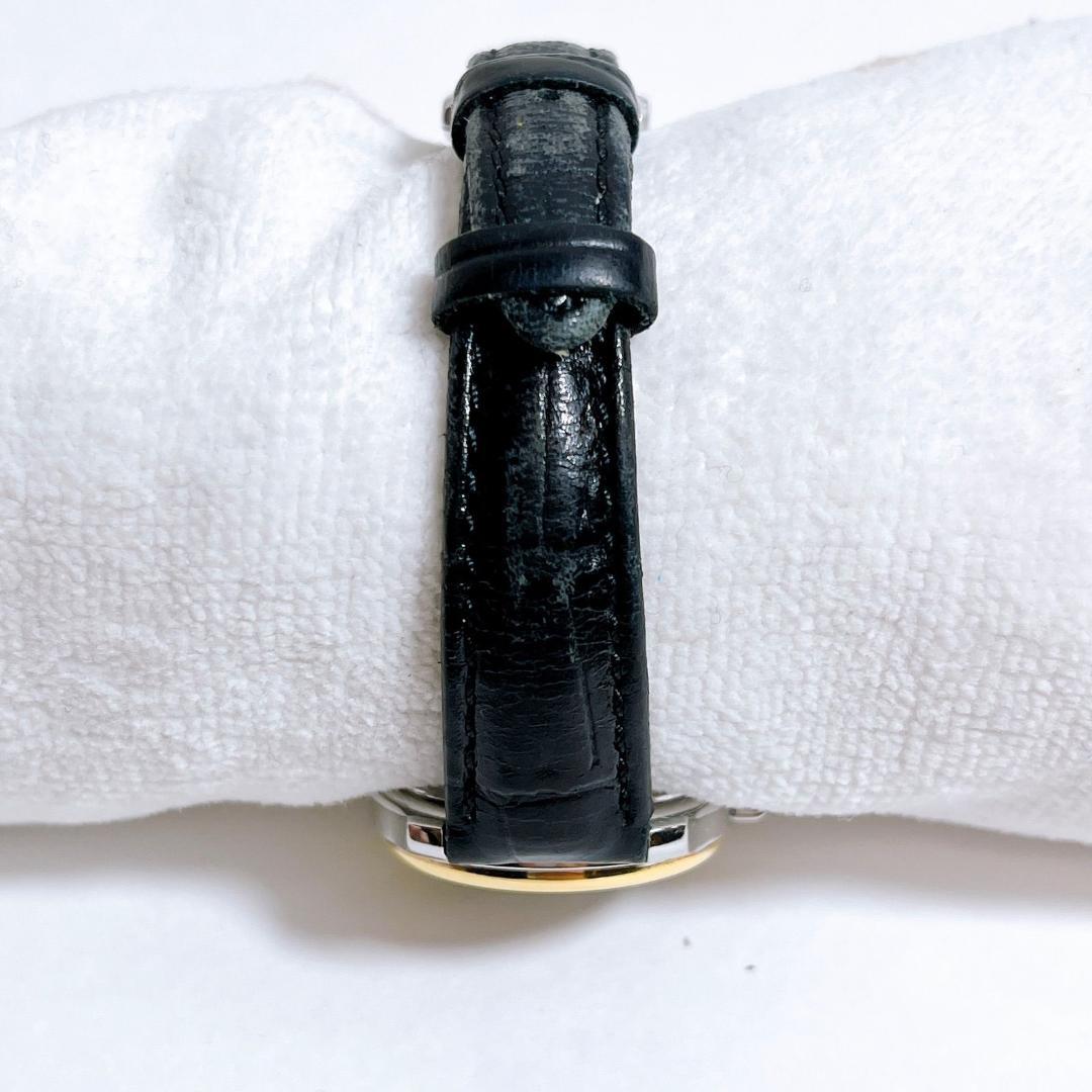 FENDI 電池交換済み　210L クォーツ デイト コンビカラー 黒文字盤