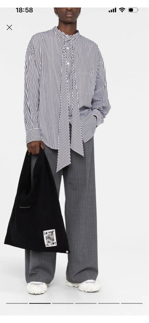 mm6 Japanese トートバッグ　ミディアム