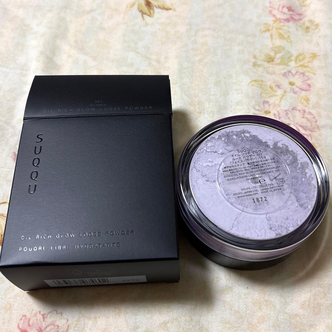 新品！SUQQU オイルリッチグロウルースパウダー 101 アイスパープル