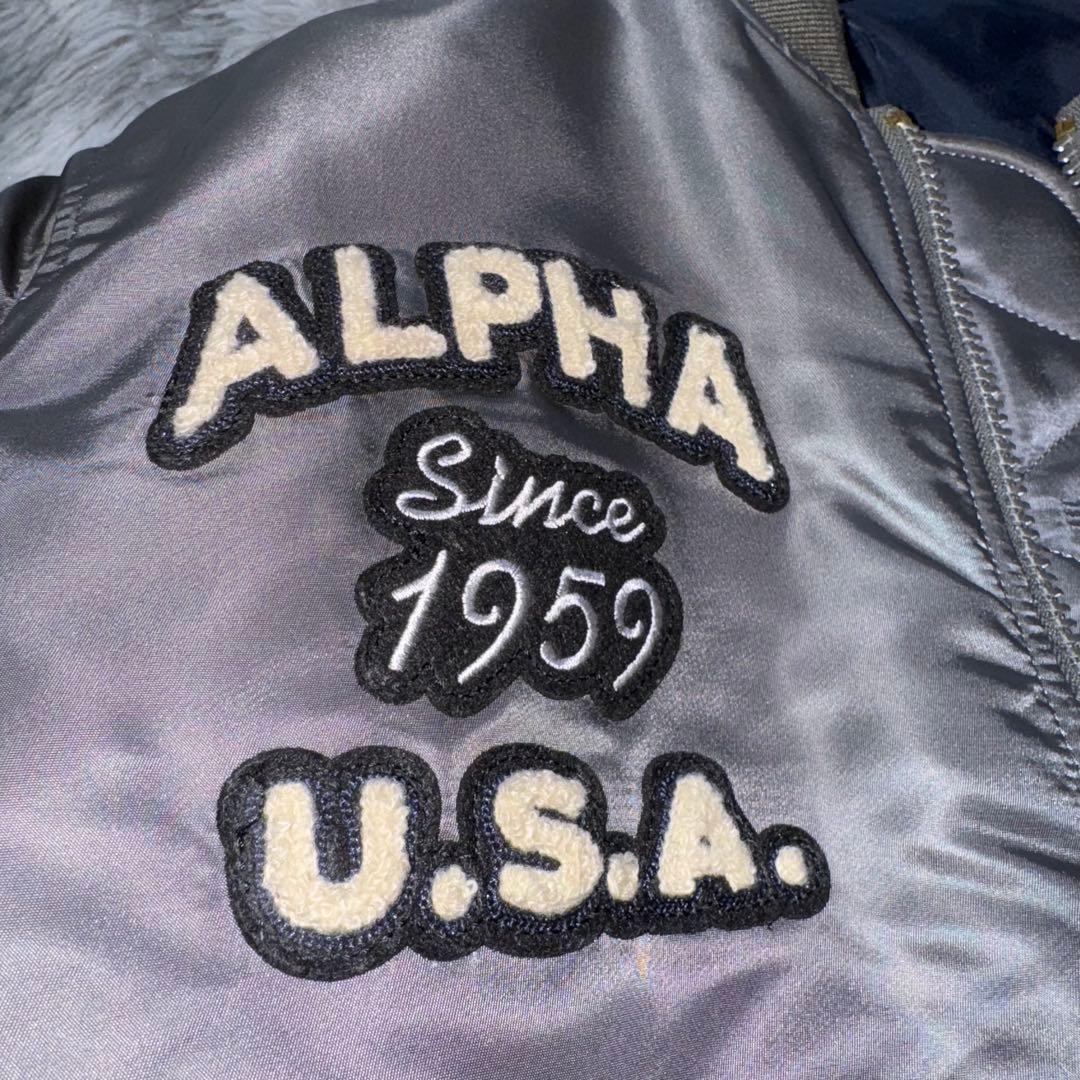 ALPHA INDUSTRIES アルファ MA-1 フライトジャケット S